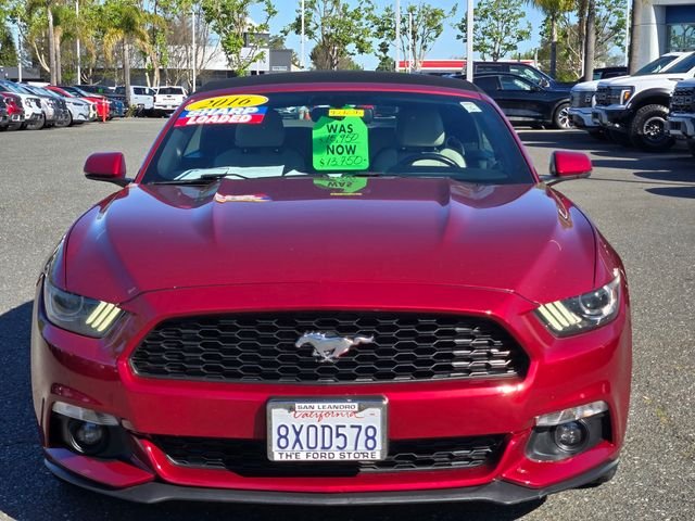 Used 2016 Ford Mustang EcoBoost Premium with VIN 1FATP8UH6G5324371 for sale in San Leandro, CA