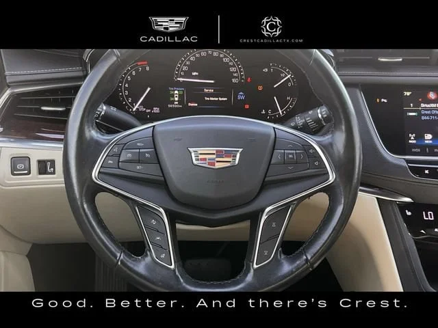 Used 2019 Crystal White Tricoat CADILLAC Luxury FWD image 11
