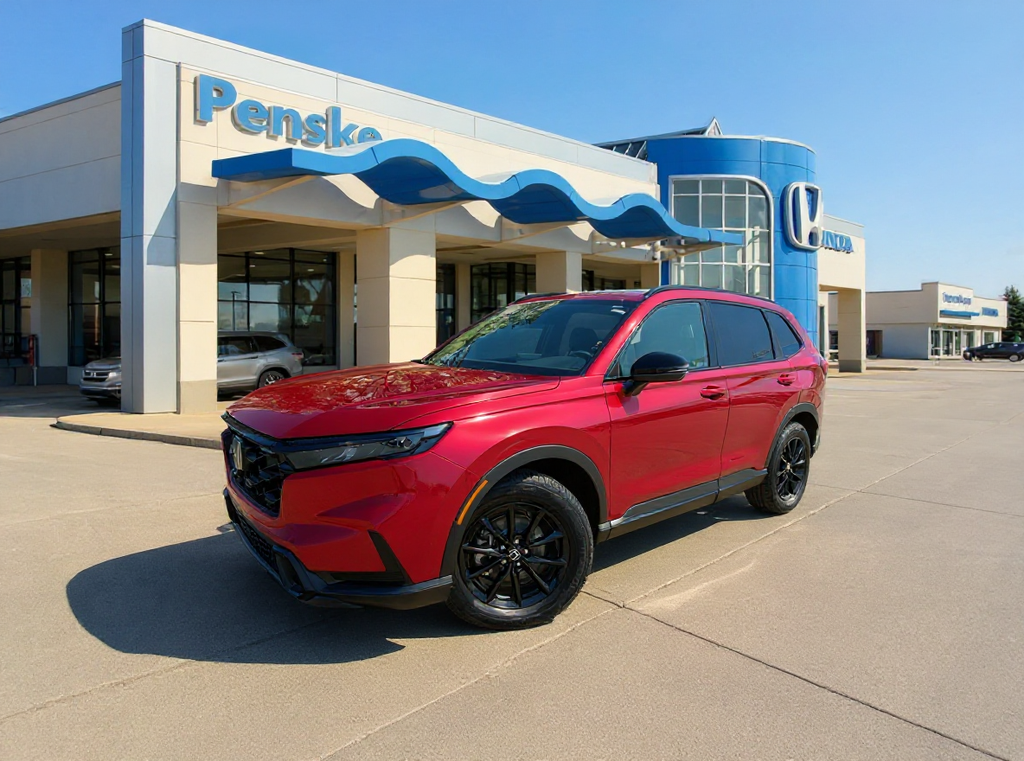 New 2026 Radiant Red Metallic Honda Sport image 1