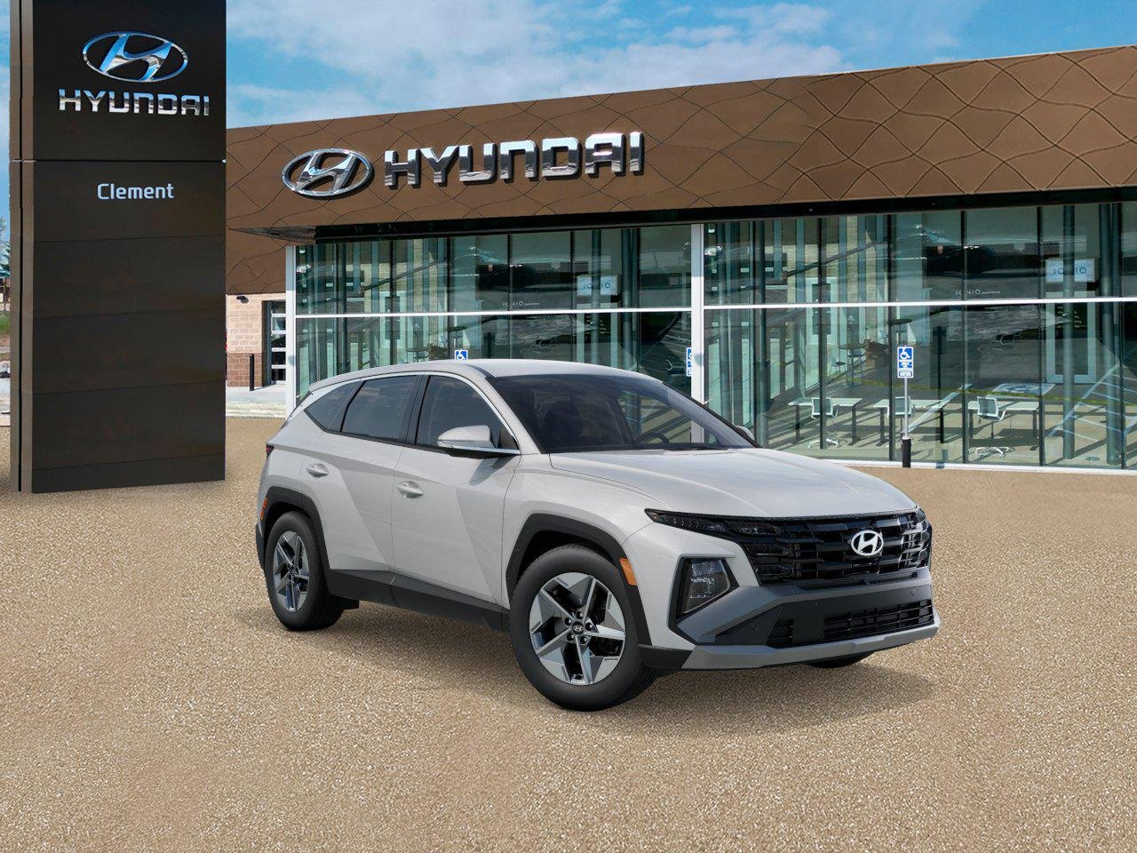 New 2026 Creamy White Pearl Hyundai SEL FWD image 2