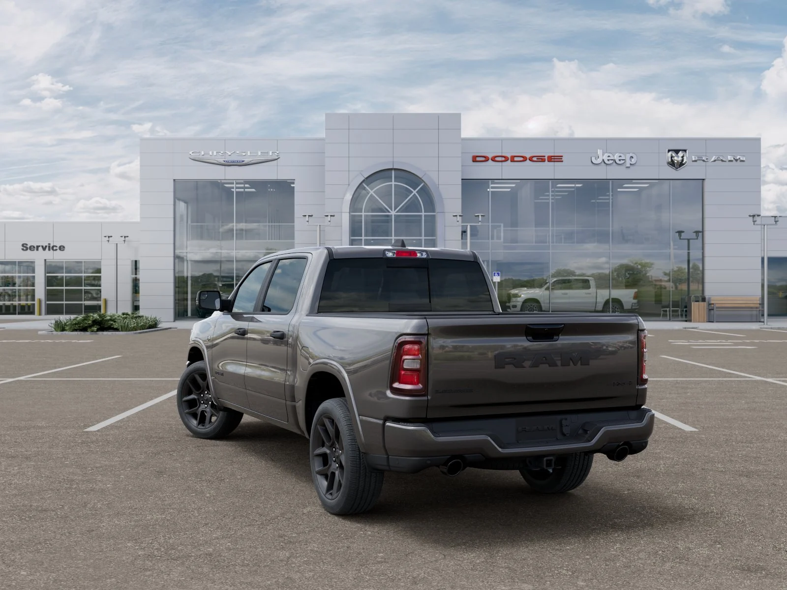New 2026 Granite Crystal Metallic Clear-Coat Exterior Paint RAM Laramie image 33