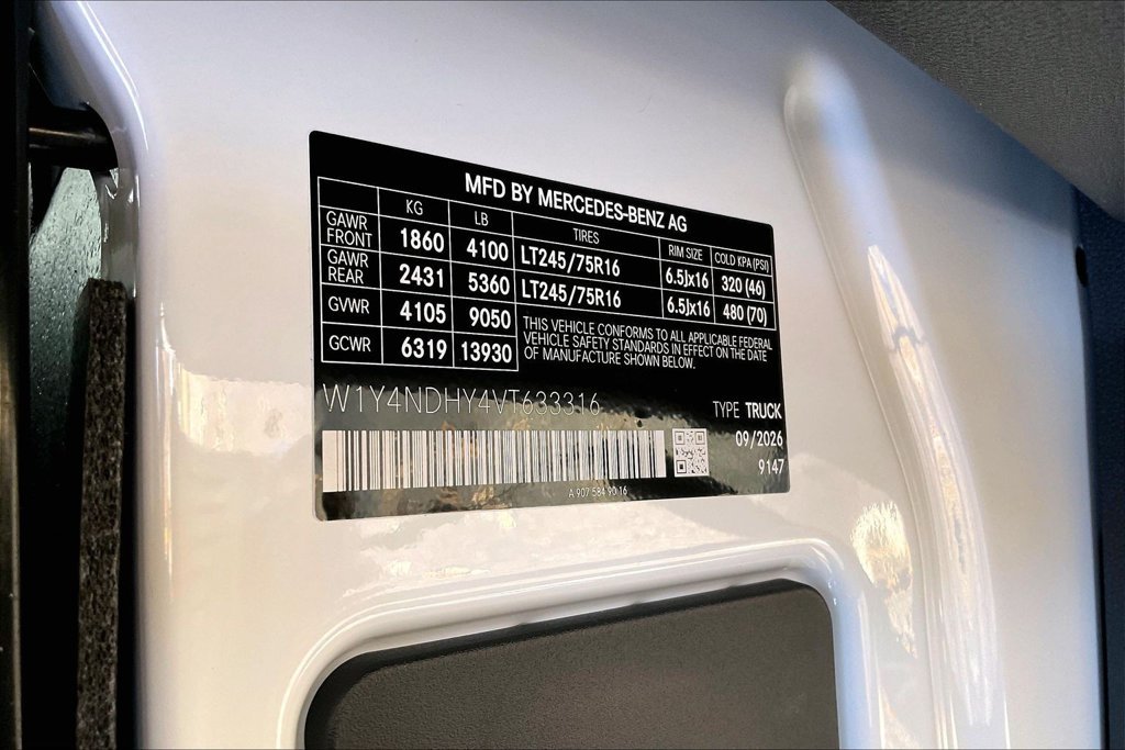 New 2027 Arctic White Mercedes-Benz Cargo 170 WB image 12