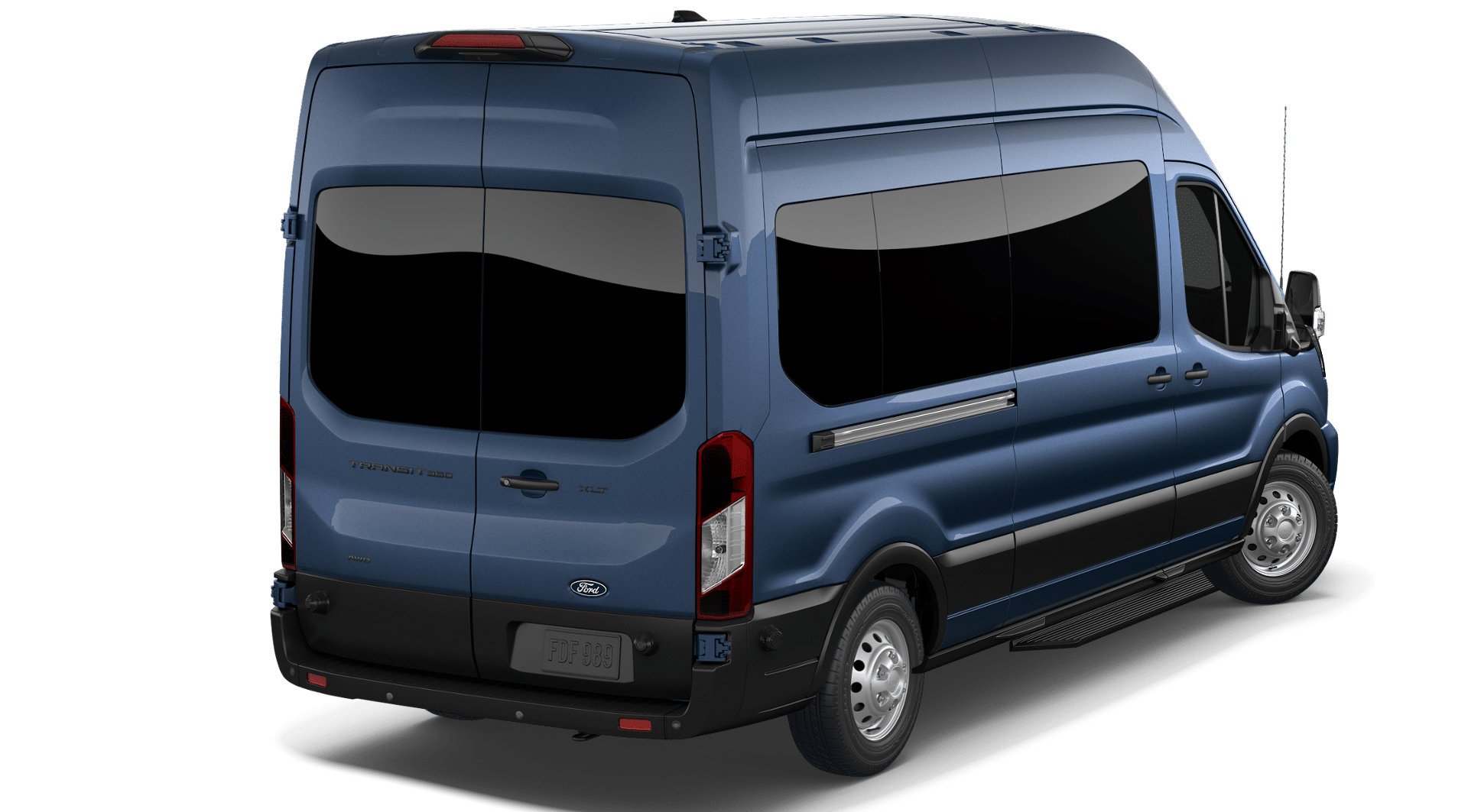 New 2026 Blue Metallic Ford Passenger Van XLT image 3