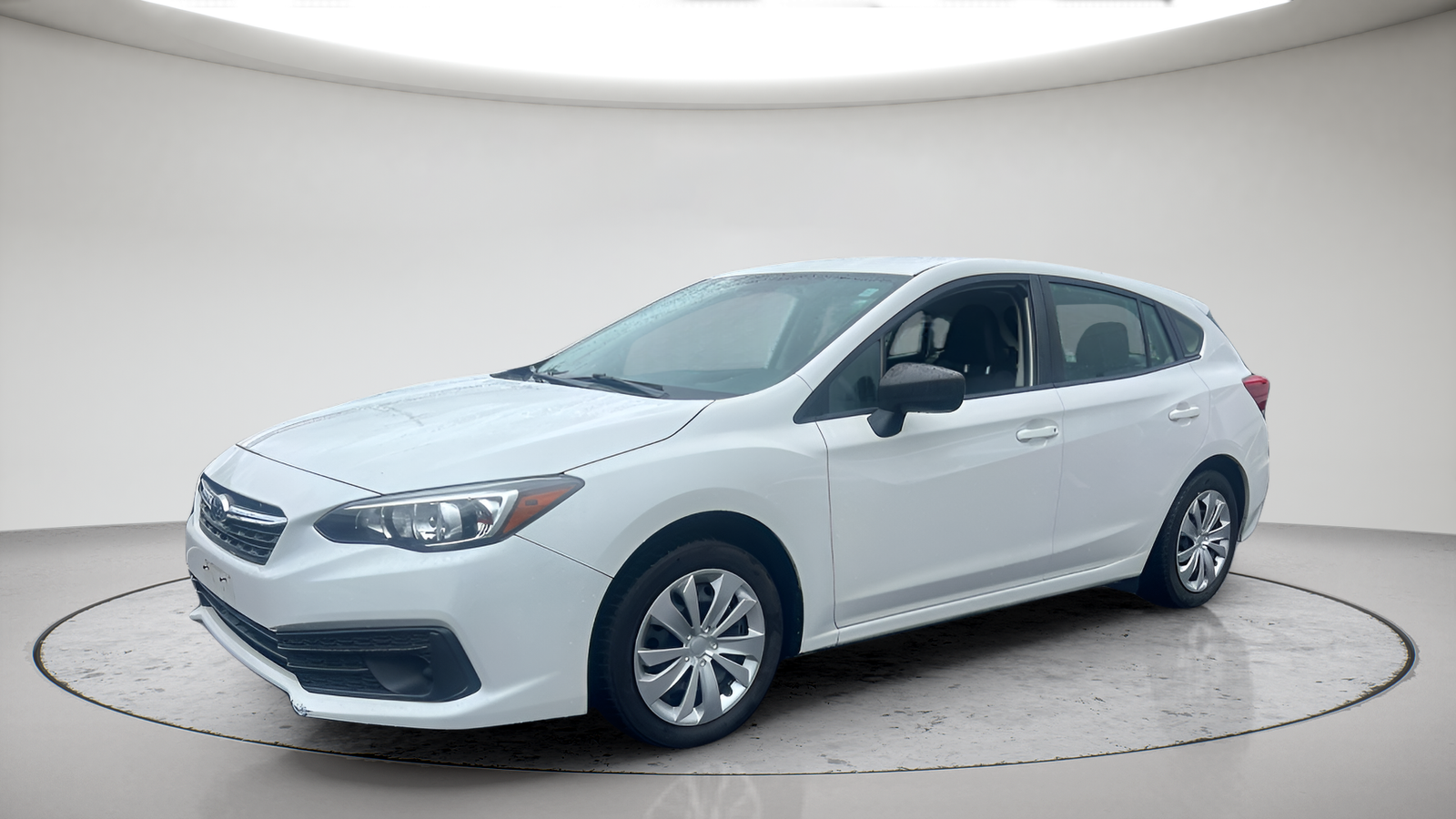 Used 2020 Crystal White Pearl Subaru Base image 1