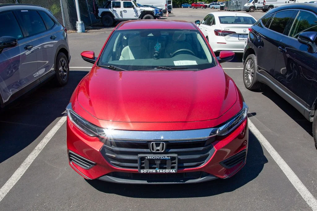Certified Used 2021 Radiant Red Metallic Honda EX image 2