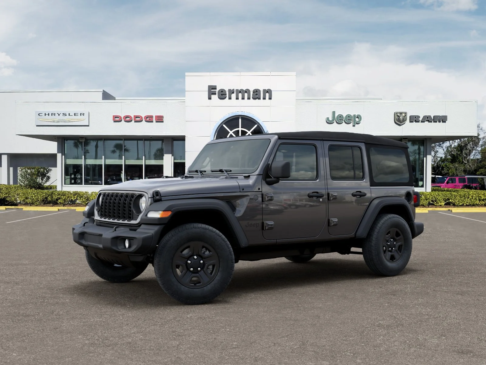 New 2026 Granite Crystal Metallic Clear-Coat Exterior Paint Jeep Sport image 33