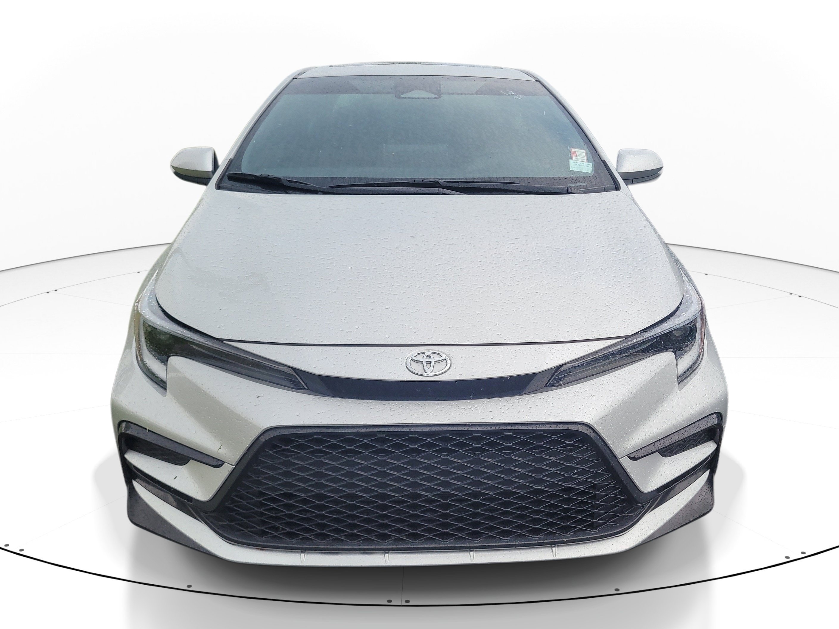 Used 2025 Classic Silver Metallic Toyota XSE image 2