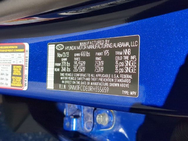 Certified Used 2024 Blue Hyundai SEL image 34
