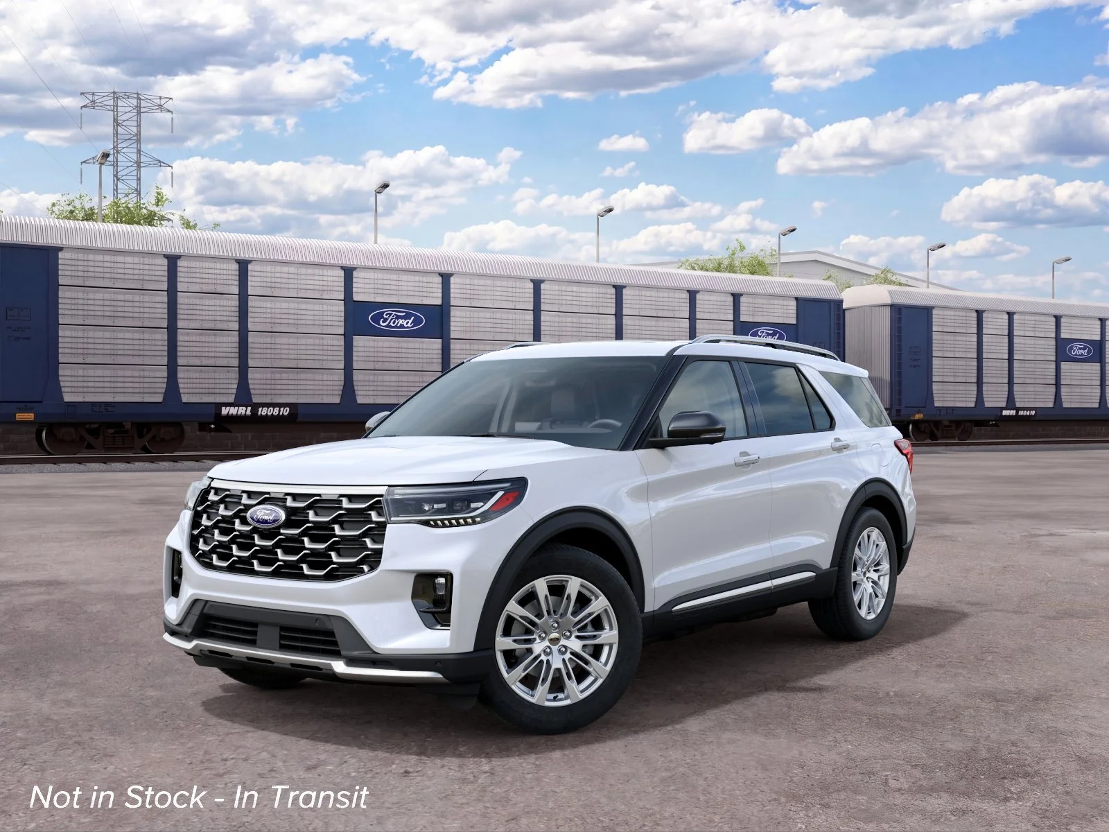 New 2027 White Ford Platinum image 2