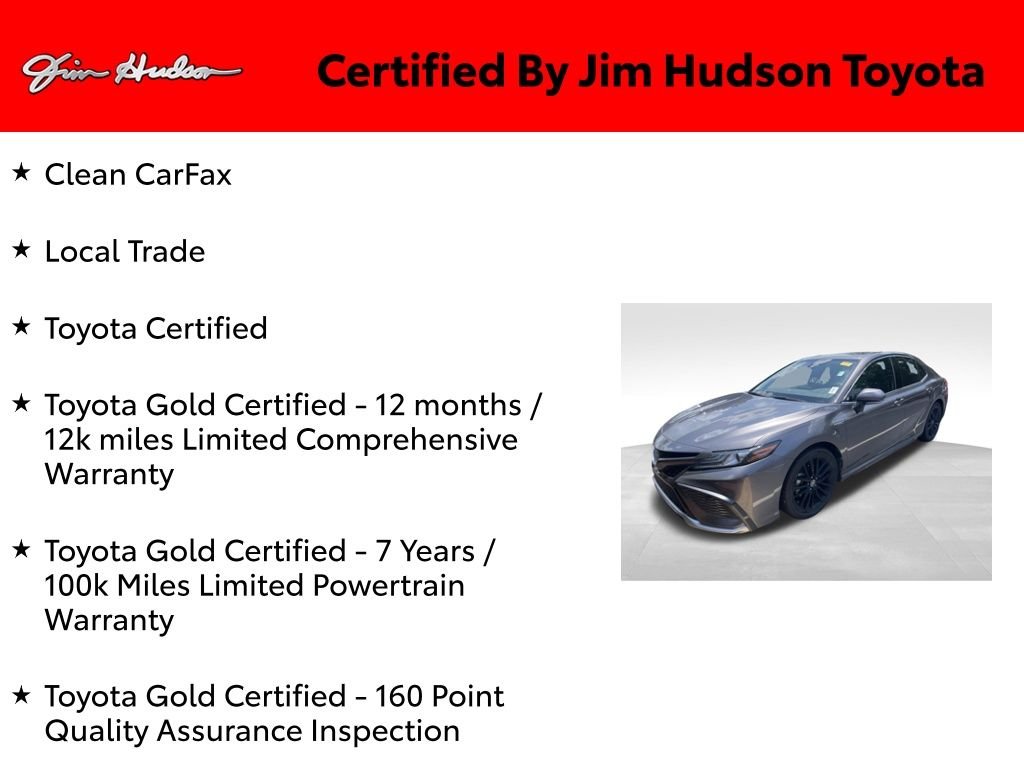 Certified Used 2021 Gray Toyota XSE image 3