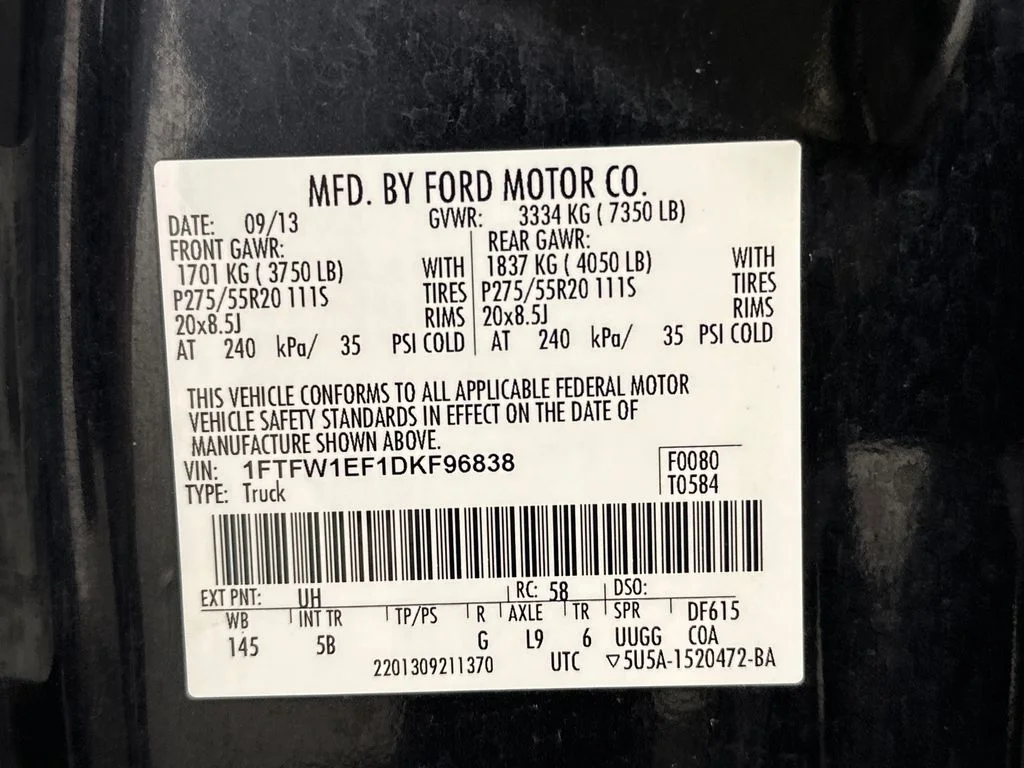 Used 2013 Black Ford FX4 image 13