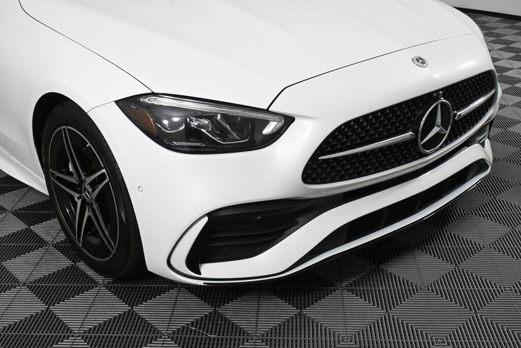 Certified Used 2023 MANUFAKTUR Moonlight White Metallic Mercedes-Benz C 300 image 34