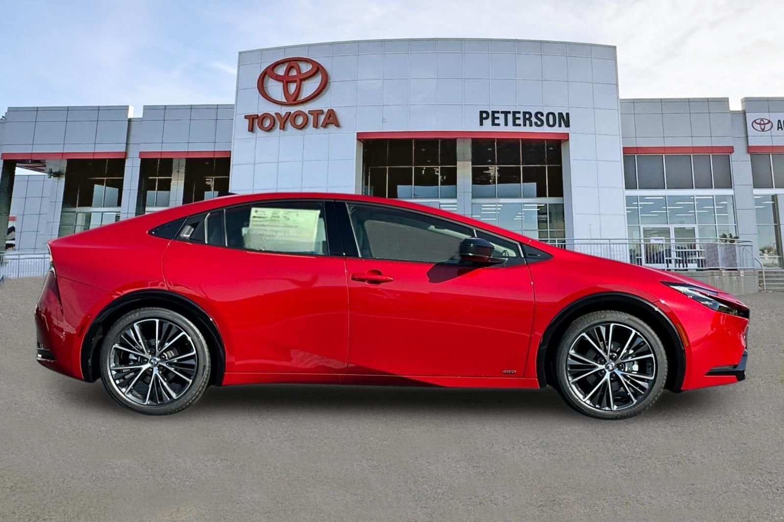 New 2026 Supersonic Red Toyota XLE AWD image 3