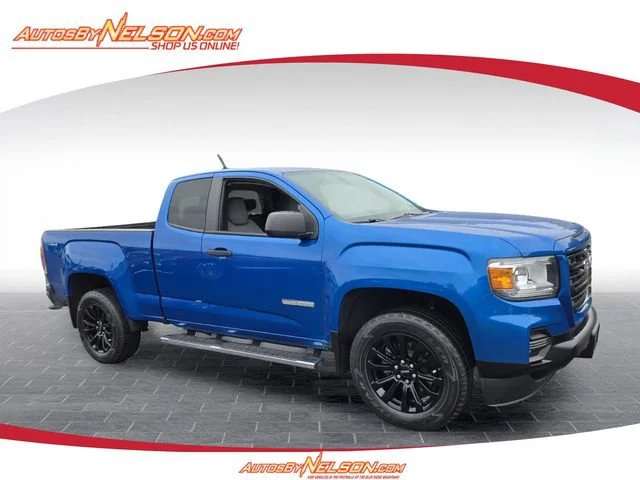 Used 2022 Dynamic Blue Metallic GMC Elevation Standard image 1