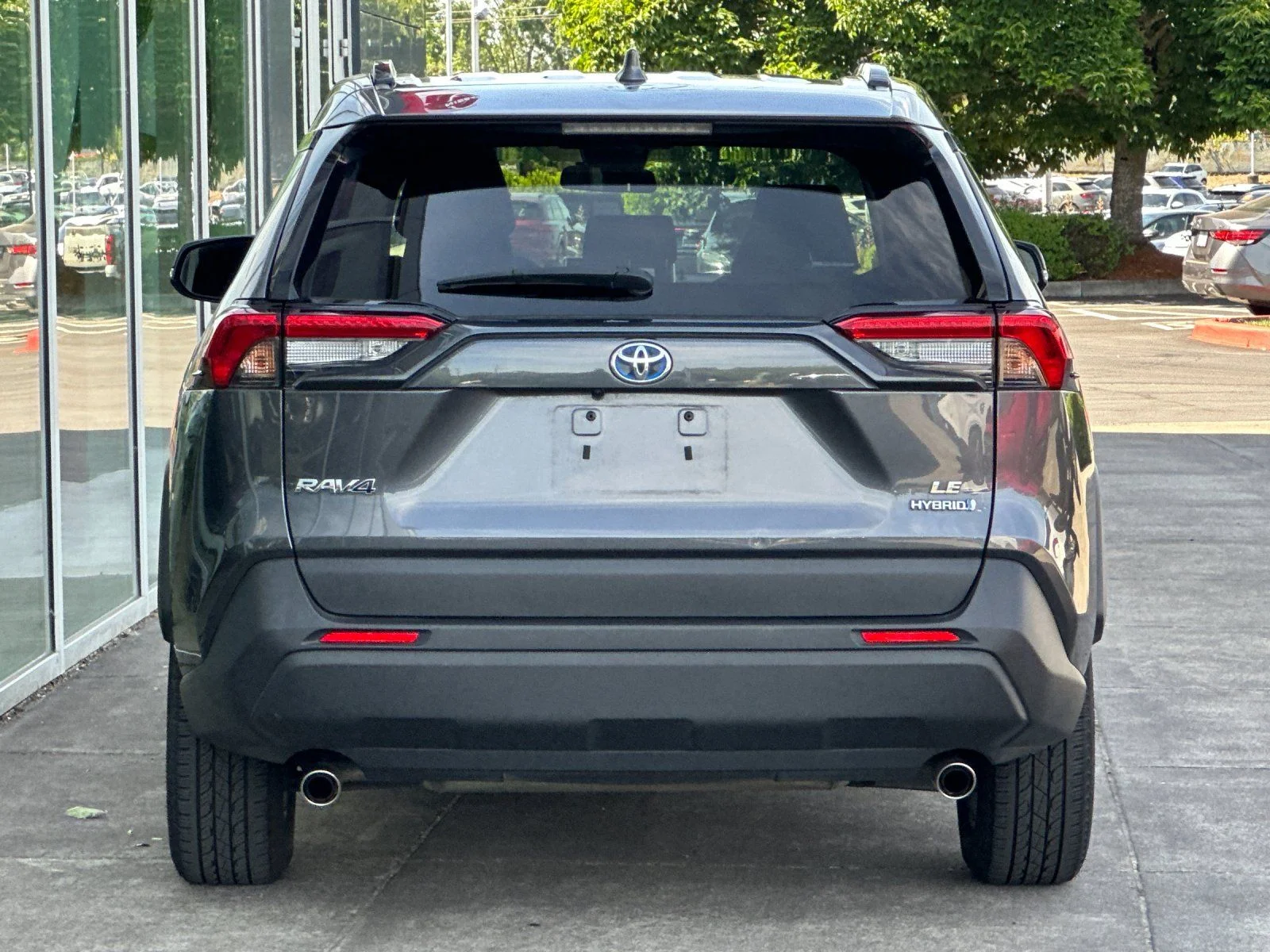 Used 2023 Magnetic Gray Metallic Toyota LE image 4