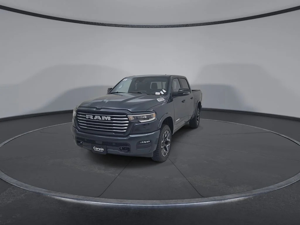New 2026 Forged Blue Metallic Exterior Paint RAM Laramie image 6