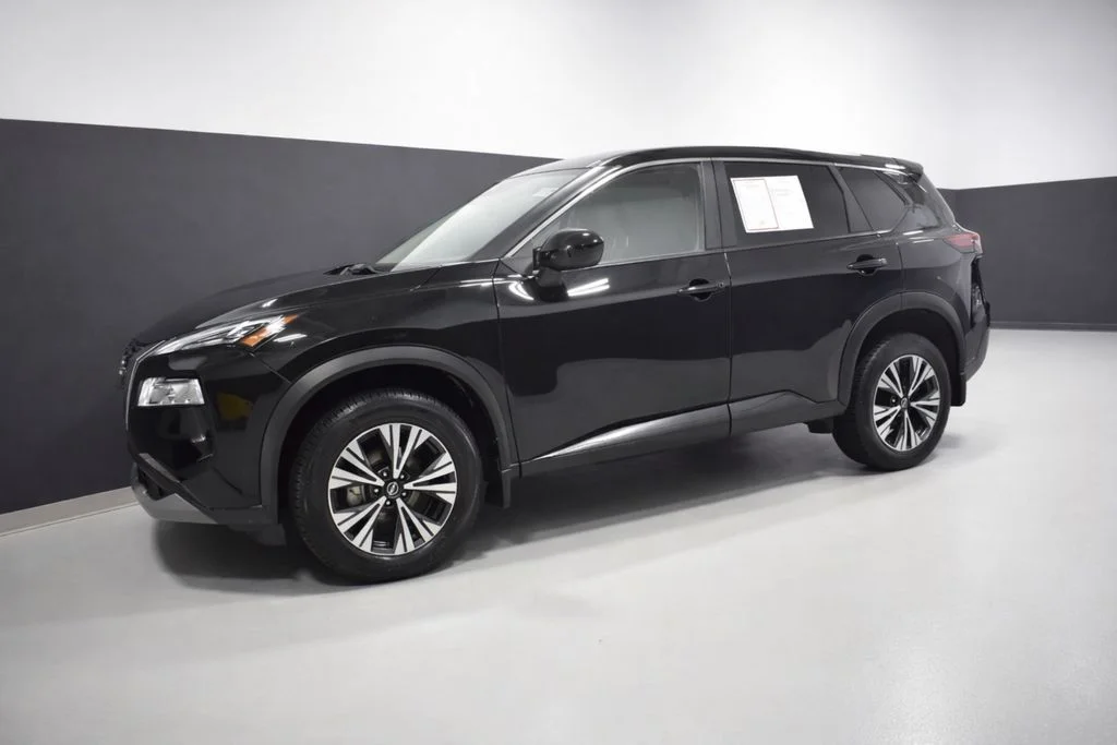 Certified Used 2023 Black Nissan SV image 2