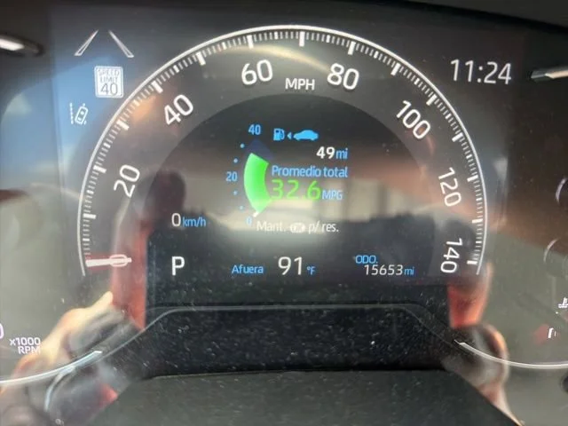 Used 2025 Silver Toyota LE image 12