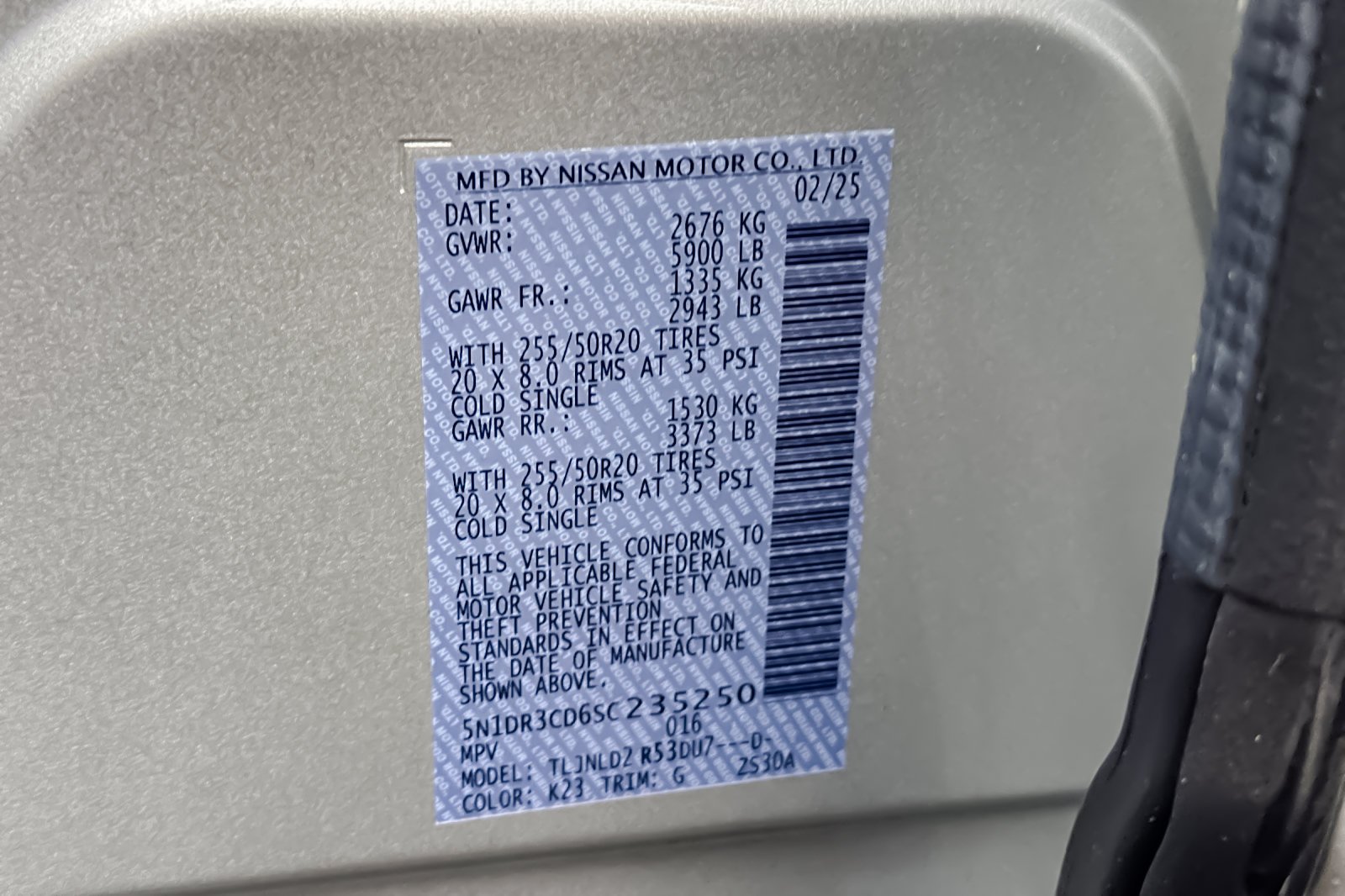 Used 2025 Silver Nissan SL image 26