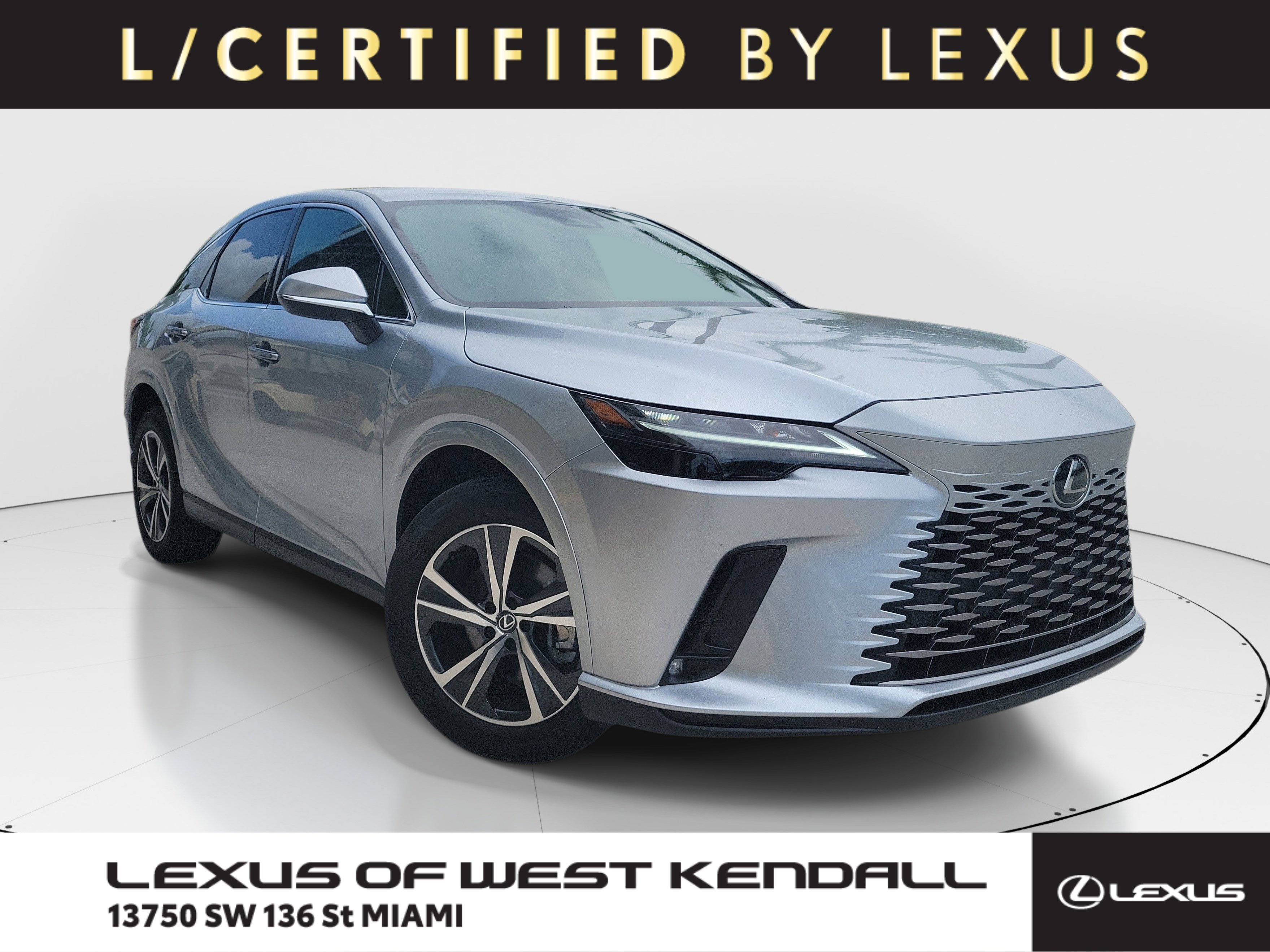 Certified Used 2025 Iridium Lexus RX 350 image 1