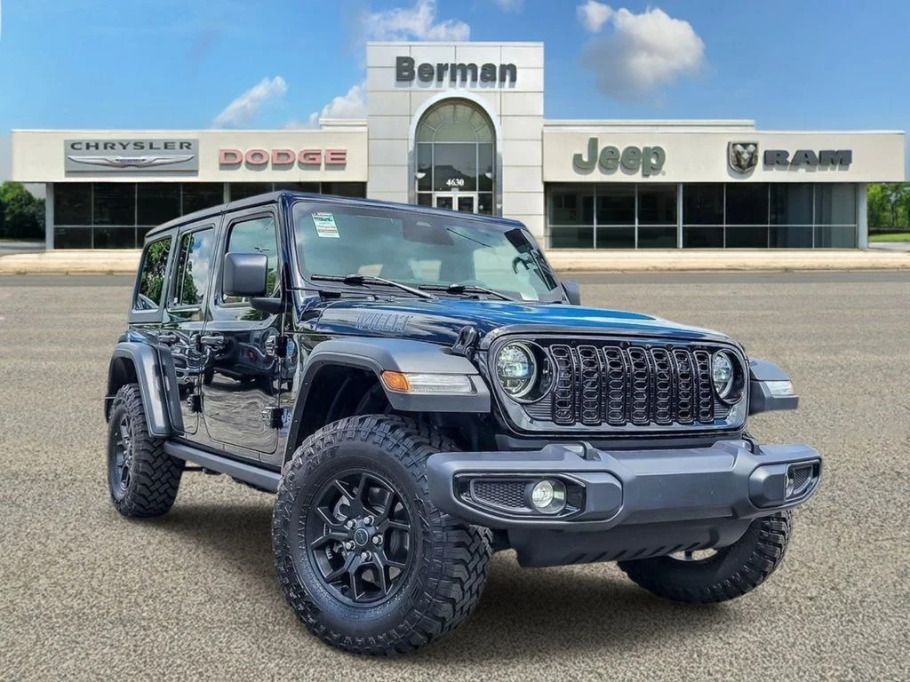 Certified Used 2025 Black Jeep Willys 4xe image 2