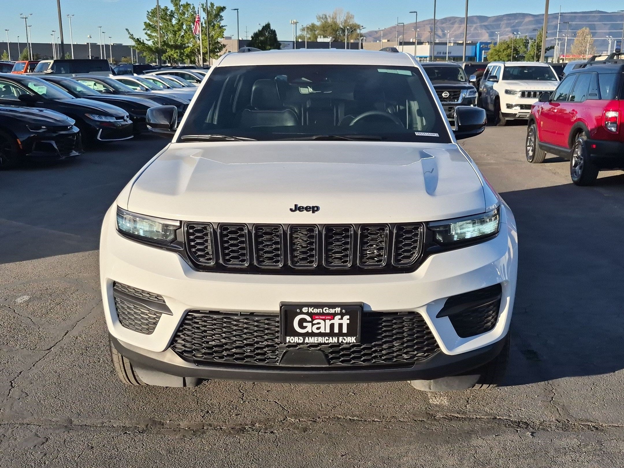 Used 2025 Bright White Clearcoat Jeep Altitude image 9