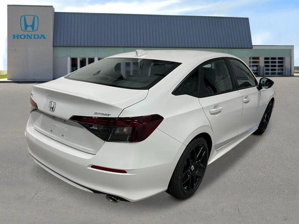 New 2025 Platinum White Pearl Honda Sport image 7