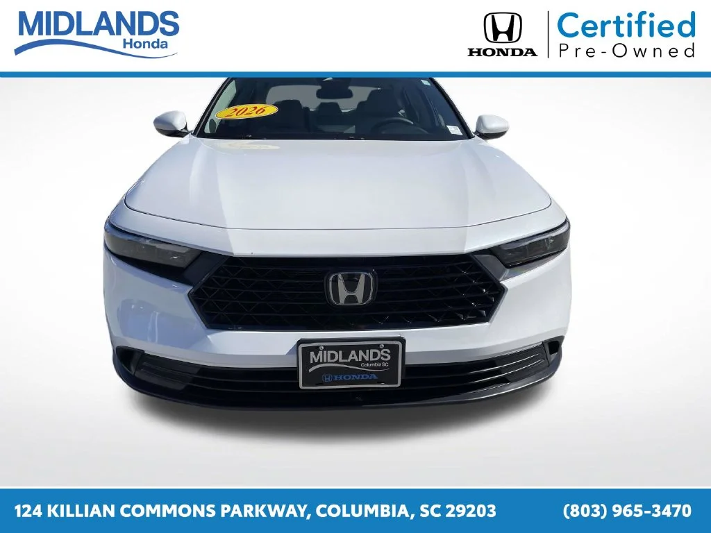 Certified Used 2026 Platinum White Pearl Honda LX image 2