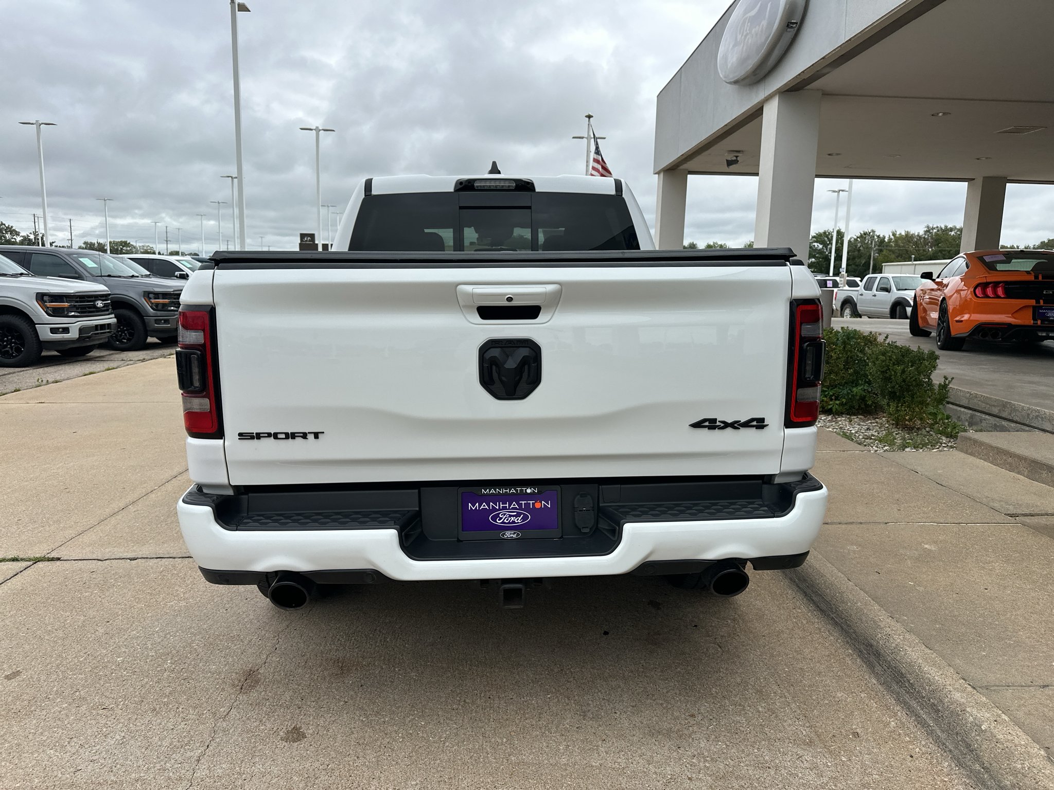 Used 2021 Bright White Ram Sport image 16