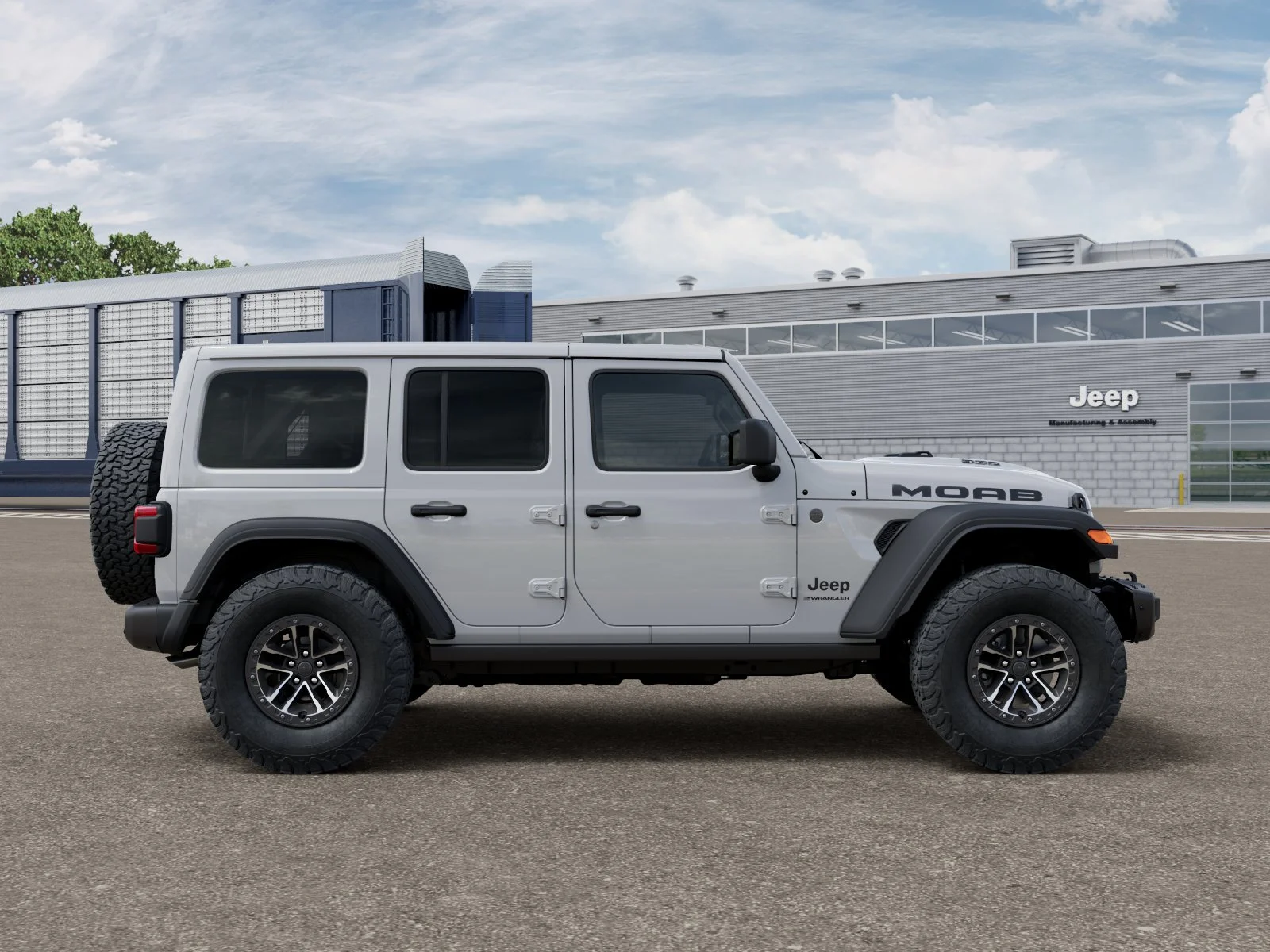 New 2026 Bright White Clear-Coat Exterior Paint Jeep Moab 392 image 12