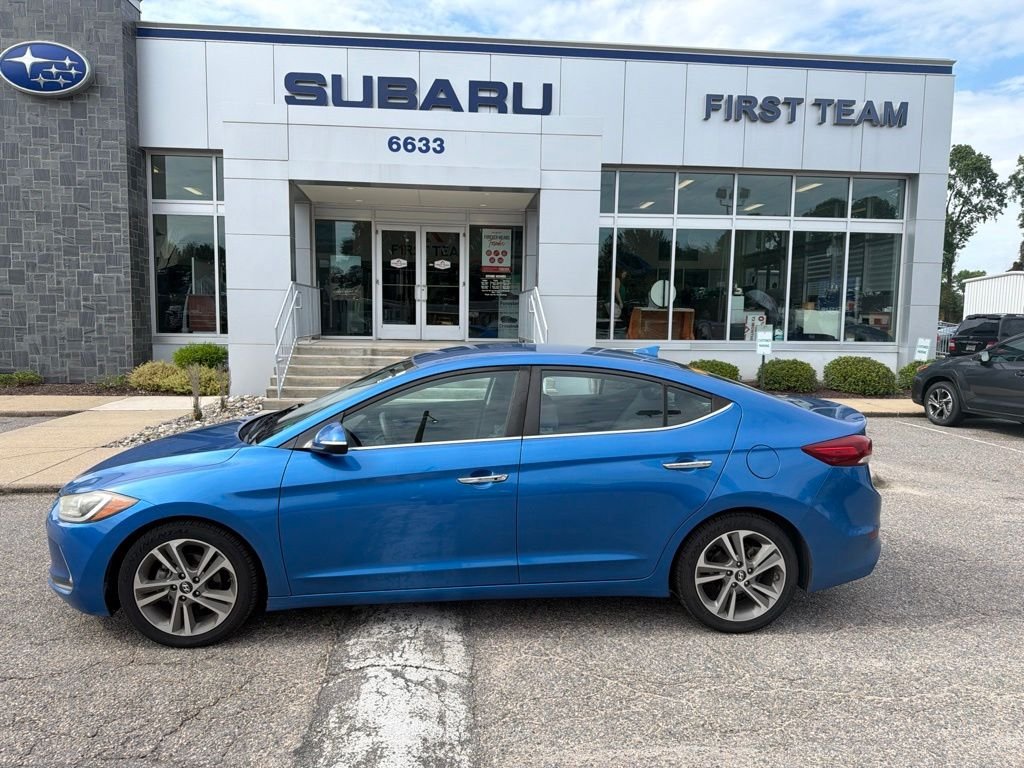 Used 2017 Hyundai Elantra Limited with VIN 5NPD84LF7HH164331 for sale in Norfolk, VA
