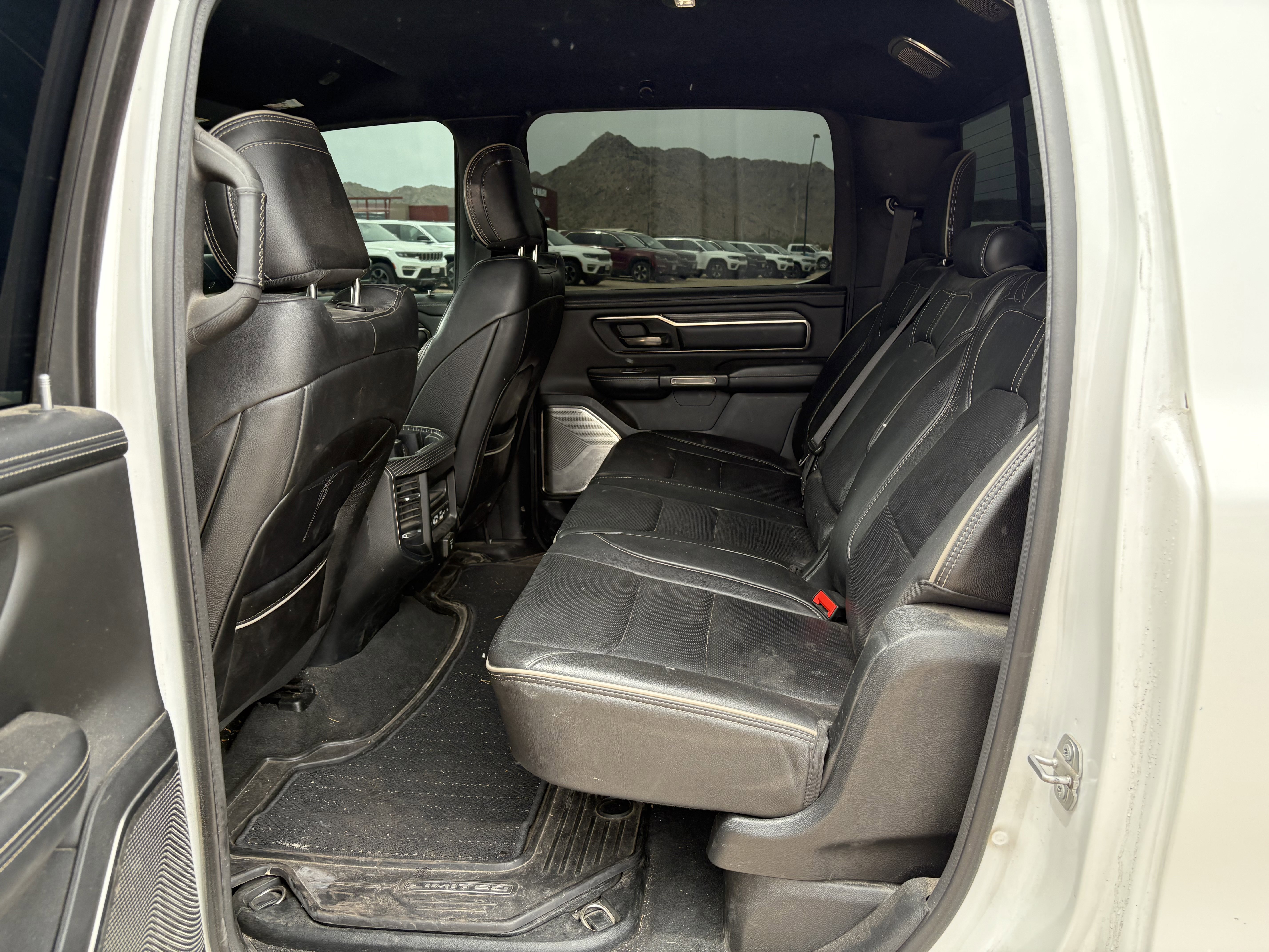 Used 2020 Ivory White Tri-Coat Pearlcoat Ram Limited image 15