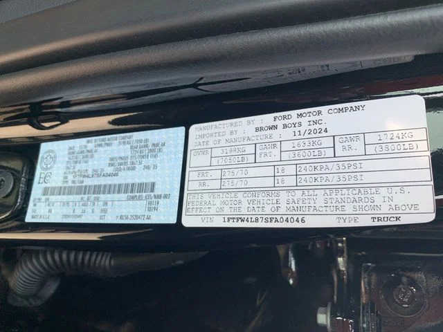 Used 2025 Black Ford Tremor image 25