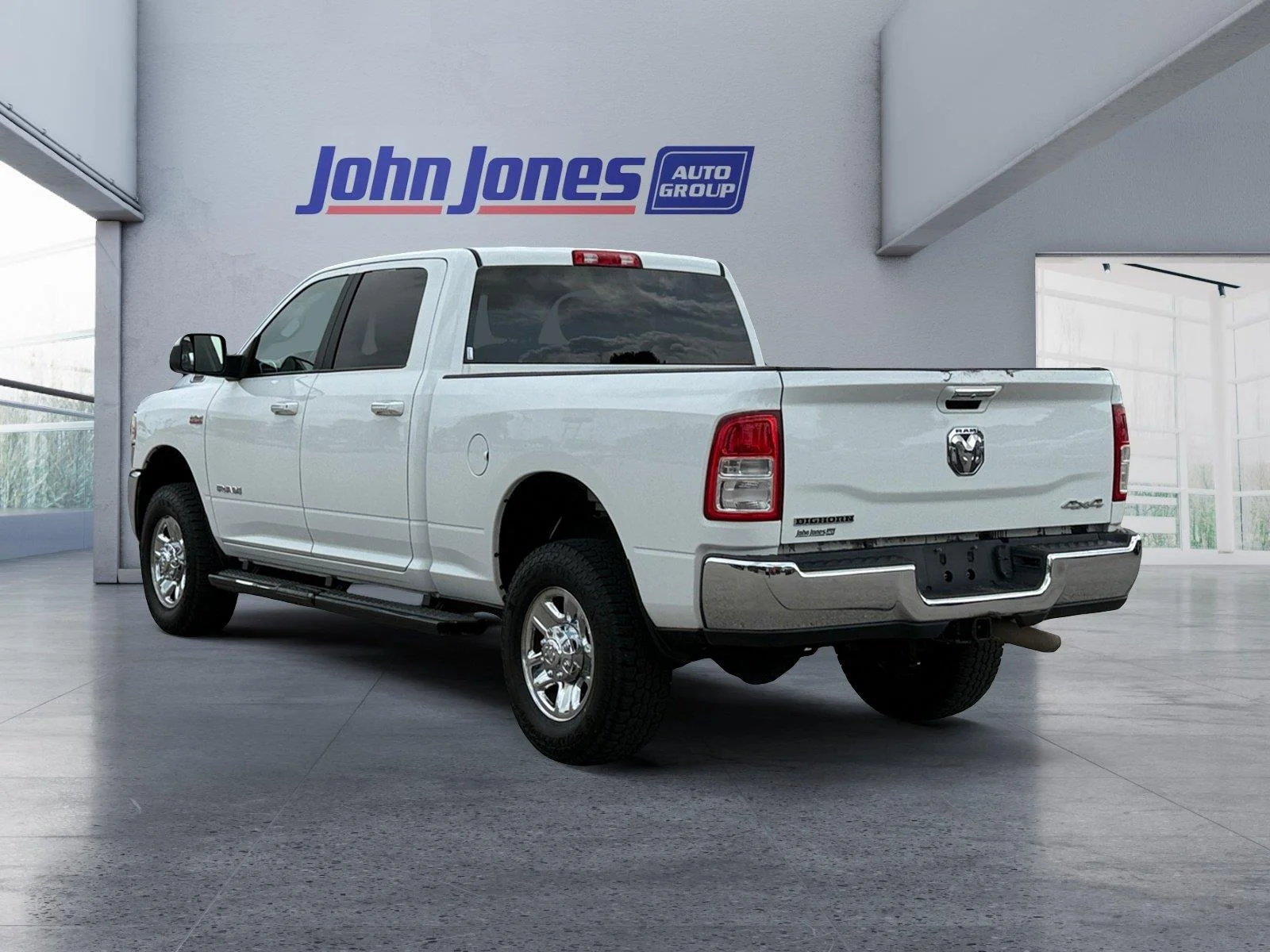 Used 2019 Bright White Clearcoat Ram Big Horn image 3