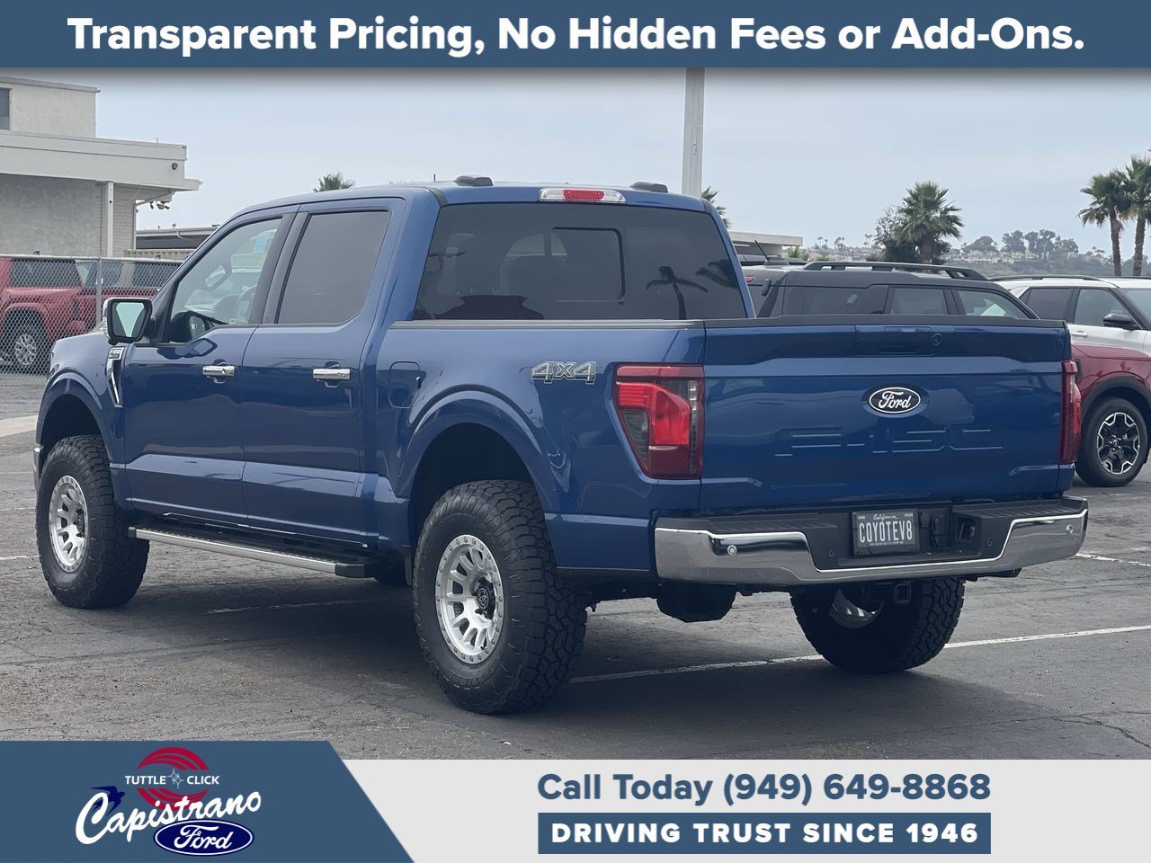 New 2025 Atlas Blue Metallic Ford XLT image 4