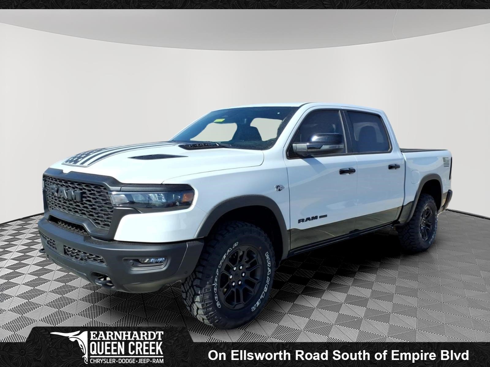 New 2026 Bright White Clear-Coat Exterior Paint RAM Rebel image 1