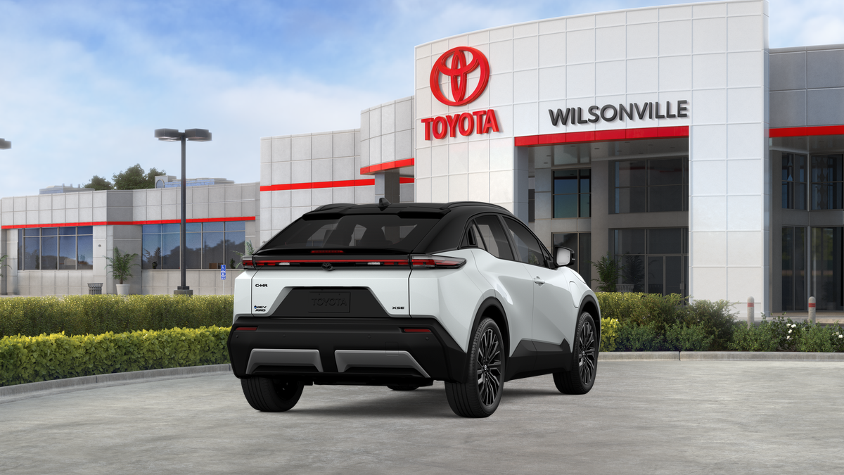 New 2026 Wind Chill Pearl with Midnight Black Metallic roof Toyota XSE image 9