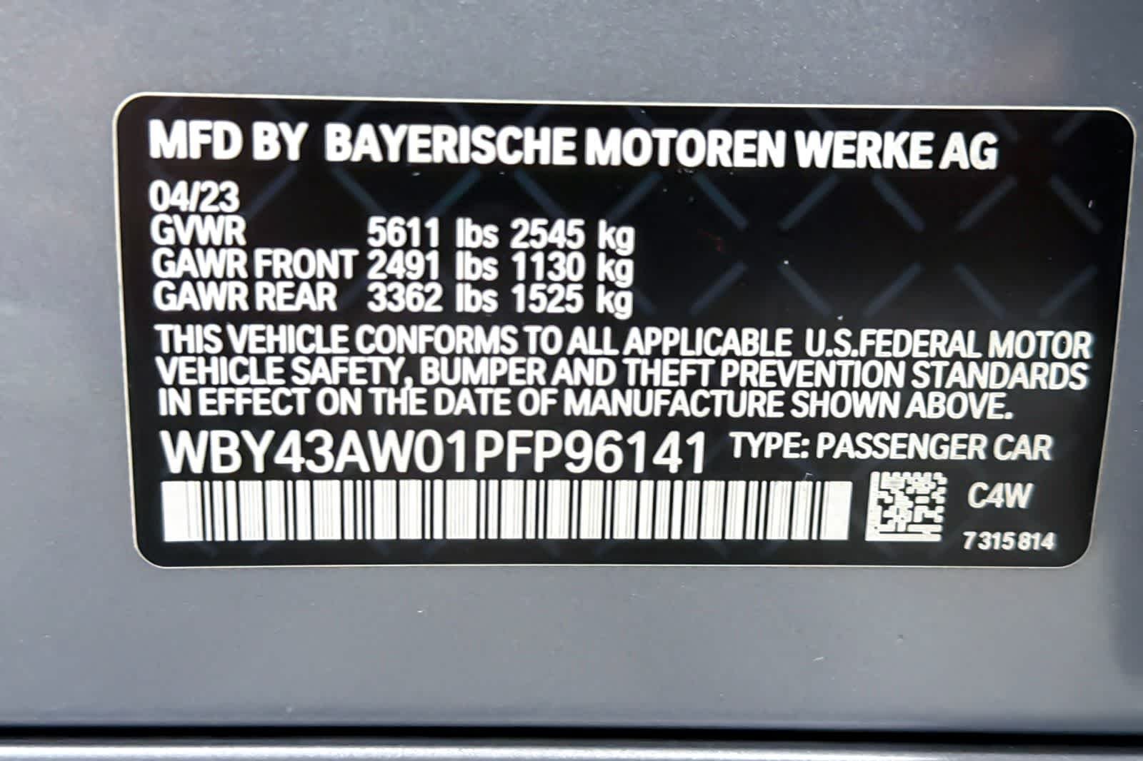 Used 2023 Skyscraper Grey Metallic BMW eDrive35 image 29