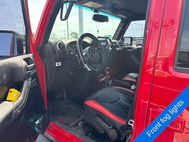 Used 2015 Firecracker Red Jeep Unlimited Sport image 12