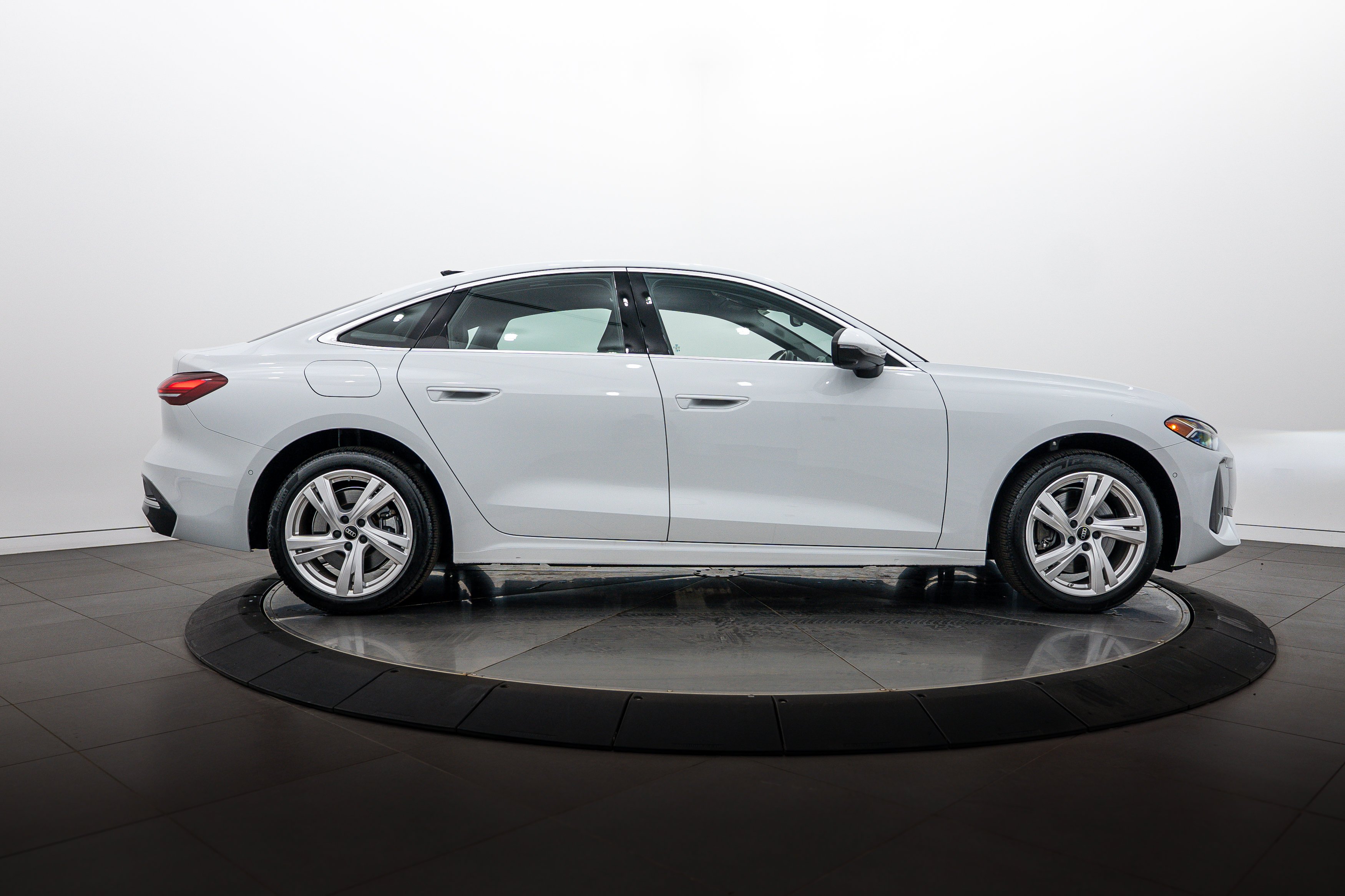 Used 2025 Glacier White Metallic Audi Premium Plus image 3