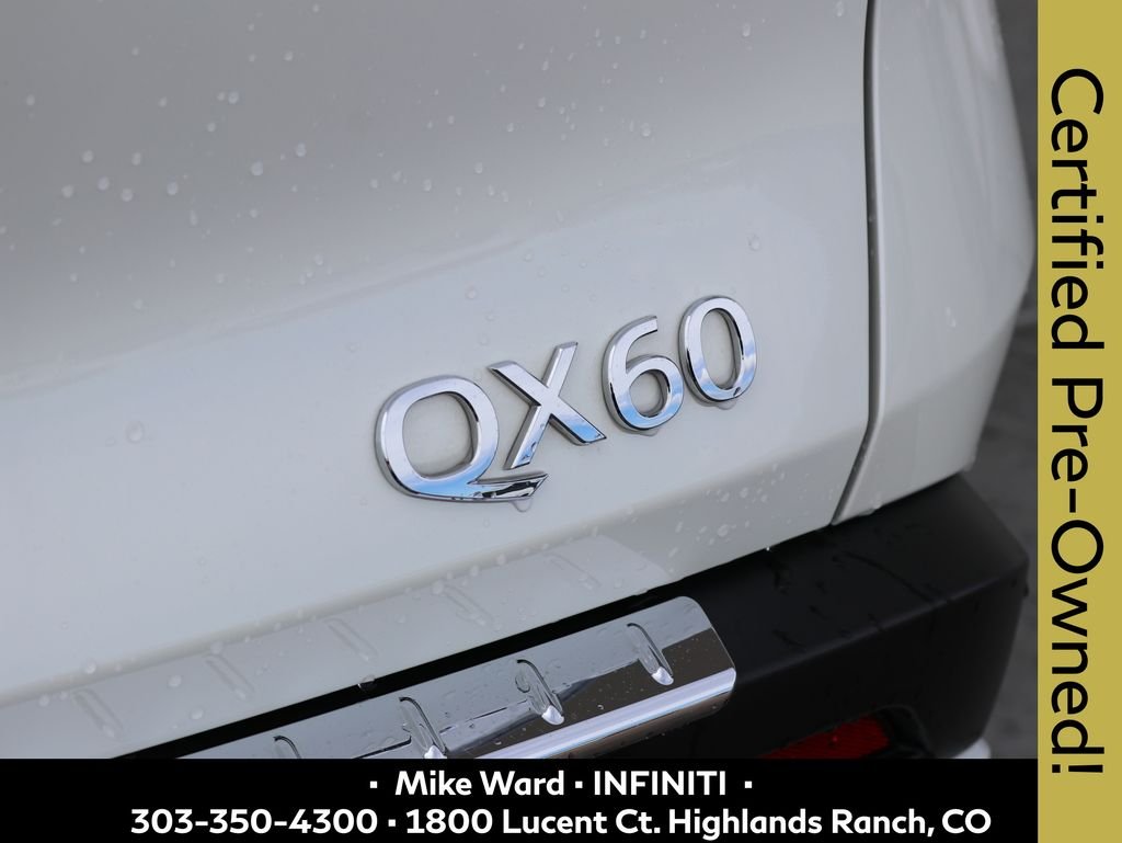 Certified Used 2023 White INFINITI LUXE image 7