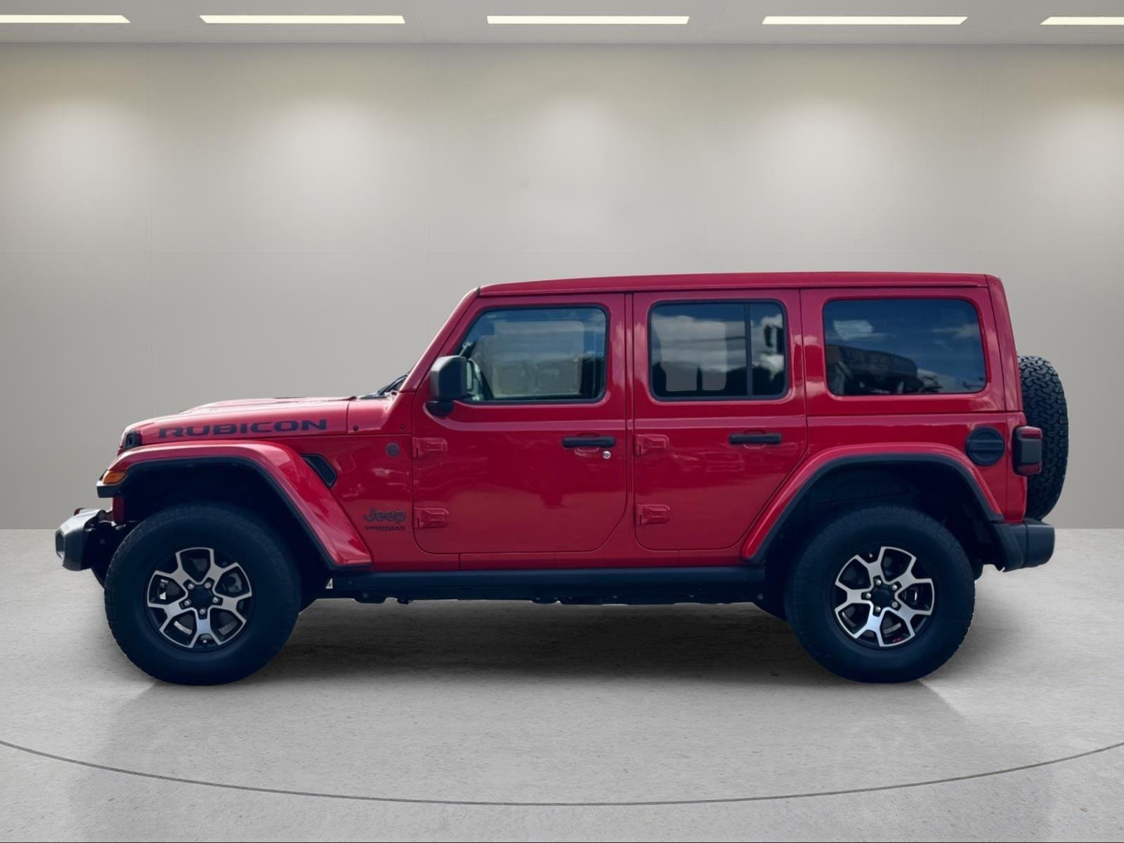 Used 2021 Firecracker Red Clearcoat Jeep Unlimited Rubicon image 2