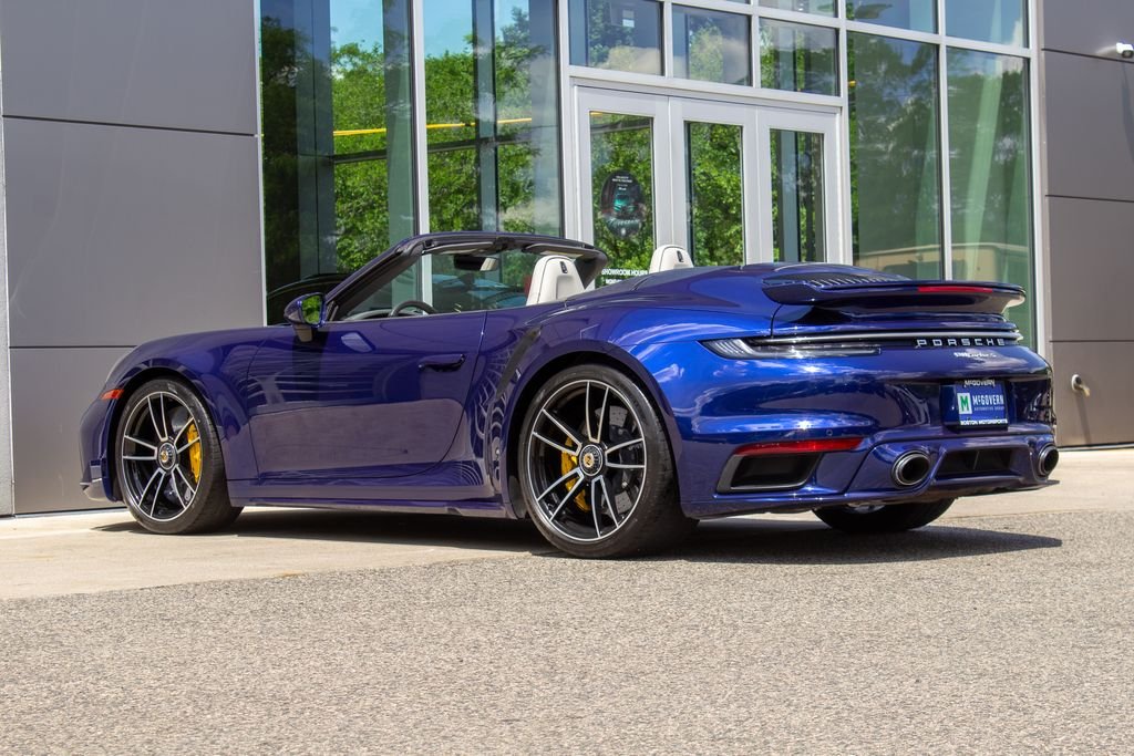 Used 2021 Blue Porsche Turbo S image 9