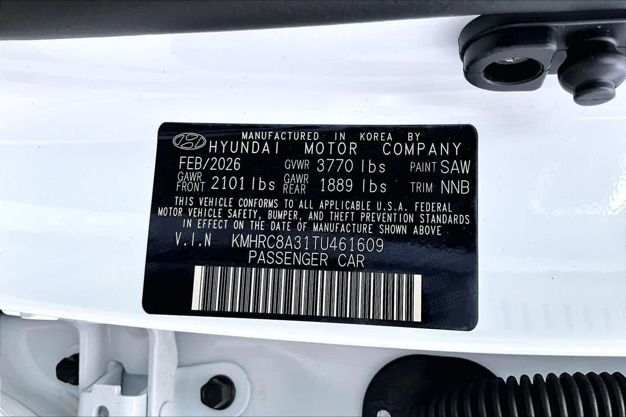 New 2026 Lunar White Hyundai SEL image 21