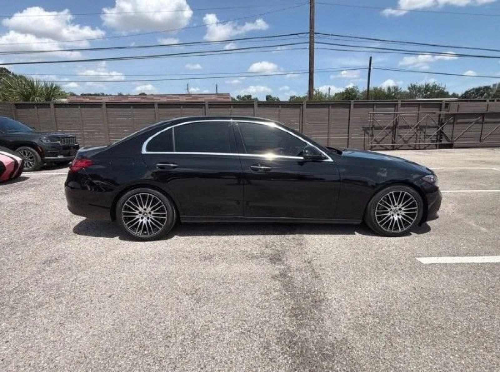 Used 2022 Obsidian Black Metallic Mercedes-Benz C 300 image 4
