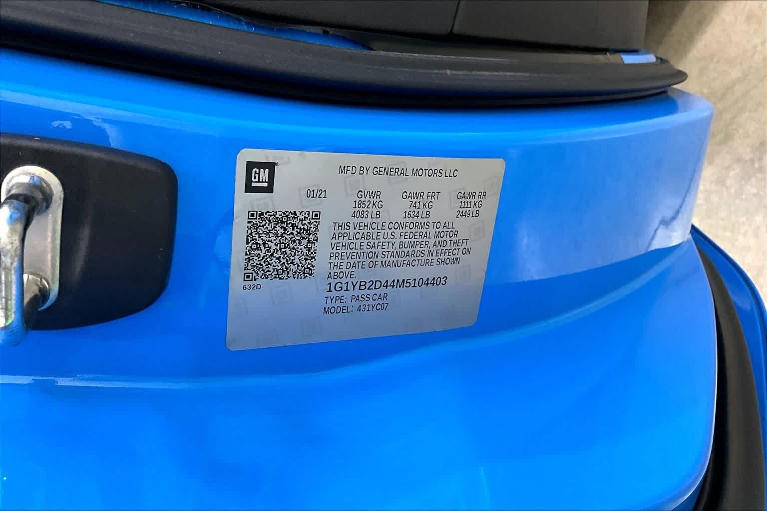 Used 2021 Rapid Blue Chevrolet 2LT image 34