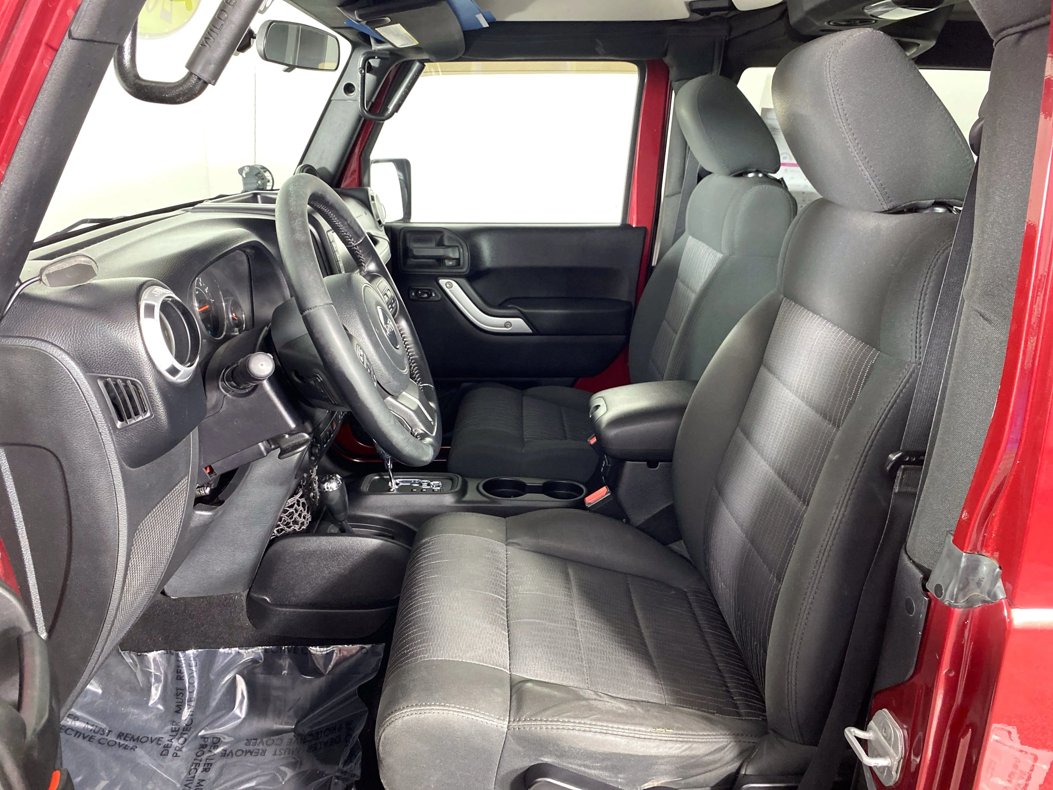 Used 2012 Deep Cherry Red Crystal Pearl Jeep Sahara image 14