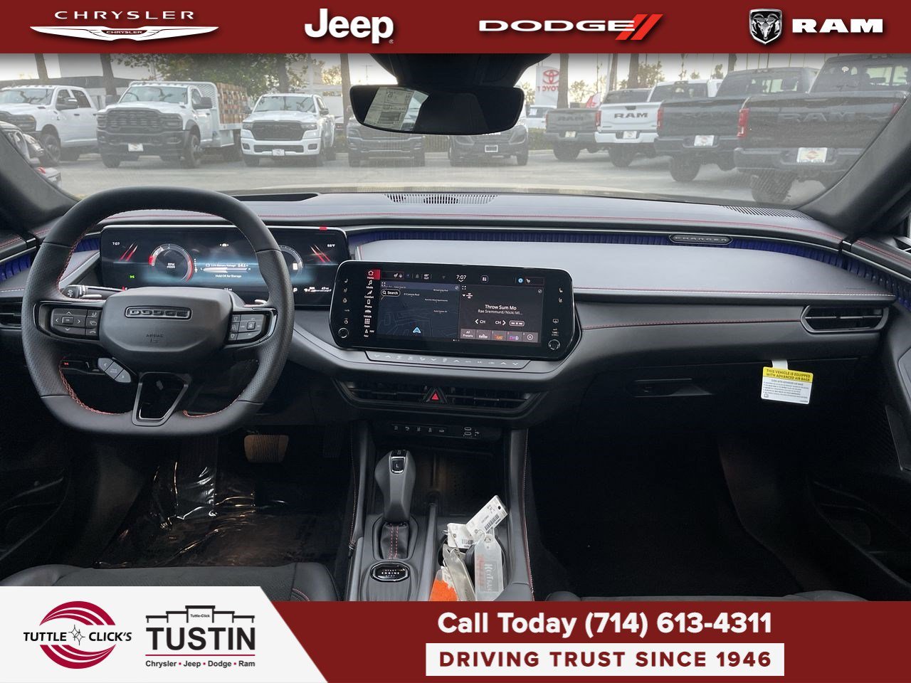 New 2026 Diamond Black Crystal Pearlcoat Dodge R/T Plus image 12