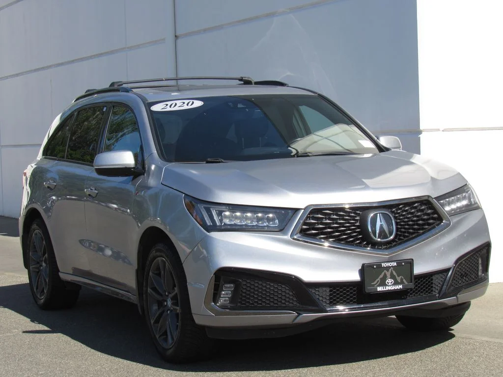 Used 2020 Lunar Silver Metallic Acura Technology & A-Spec Packages image 2