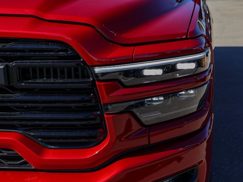 New 2026 Molten Red Pearl-Coat Exterior Paint RAM Laramie image 9